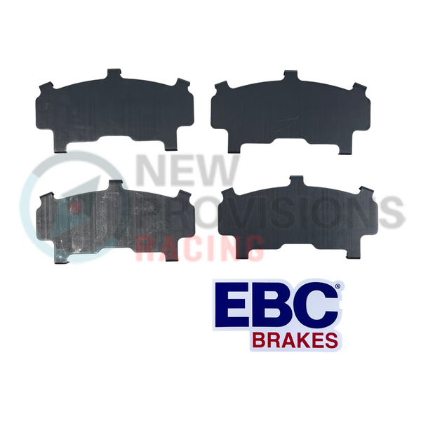 EBC Yellowstuff DP4885/2R Brake Pads - High-Friction Street & Track Pads, Work Great From Cold