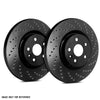 SP Performance Drilled Rotors w/ Black ZRC Coating Front Pair - 2022+ WRX