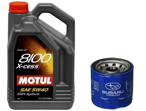 Motul 8100 5W-40 X-Cess Oil and Filter Kit - 02-14 WRX / 04-21 STI - New  Provisions Racing