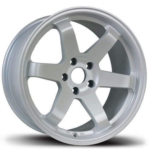 Avid.1 AV-06 18x9.5 5x114.3 +24 White Wheel - Universal - New 