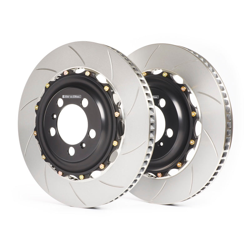GiroDisc Slotted 2-Piece Rear Rotors Pair - Honda FK8 / FL5 Civic Type R | A2-166