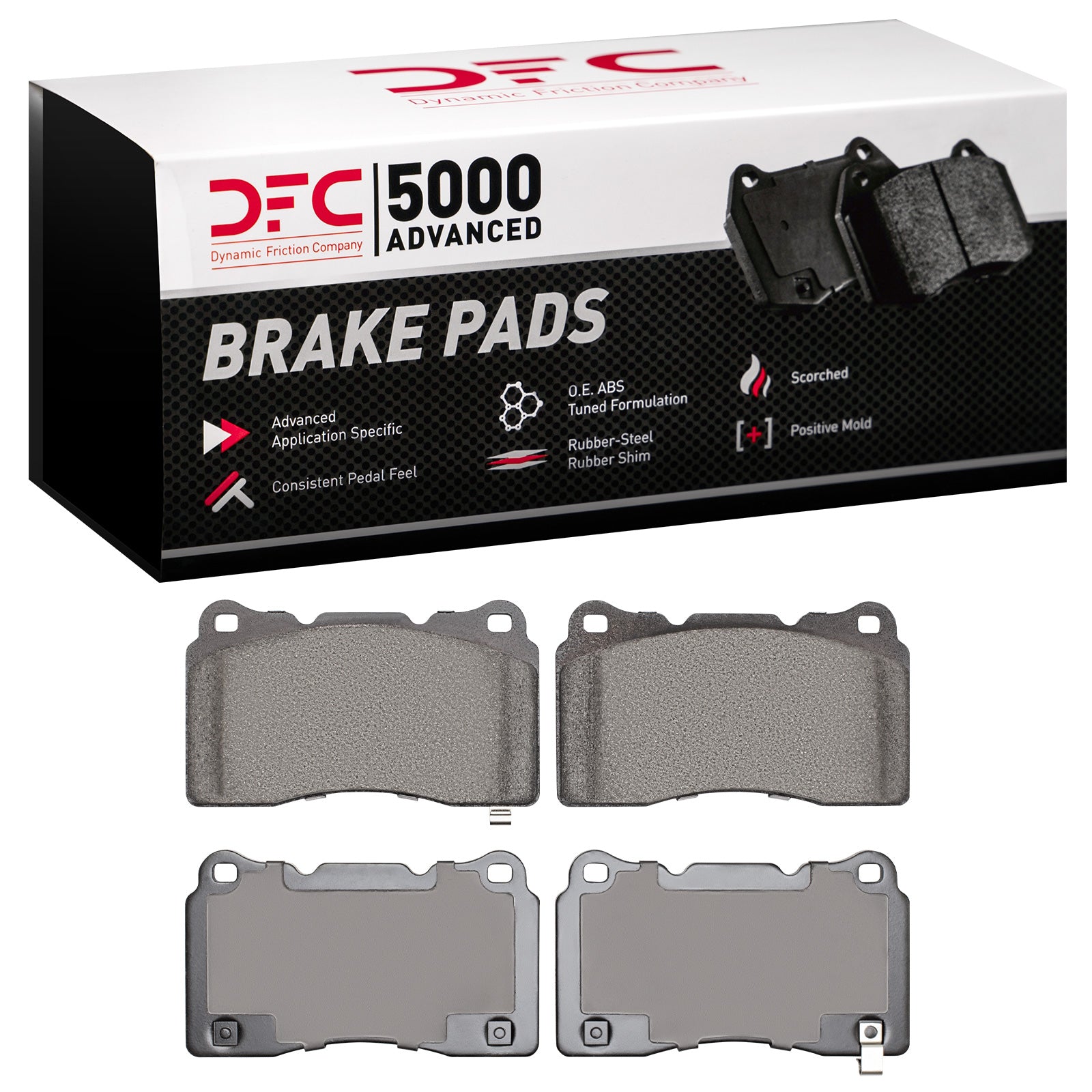 Dynamic Friction Company Advanced Front Brake Pads - 2004-2017 STI | 1551-1001-00