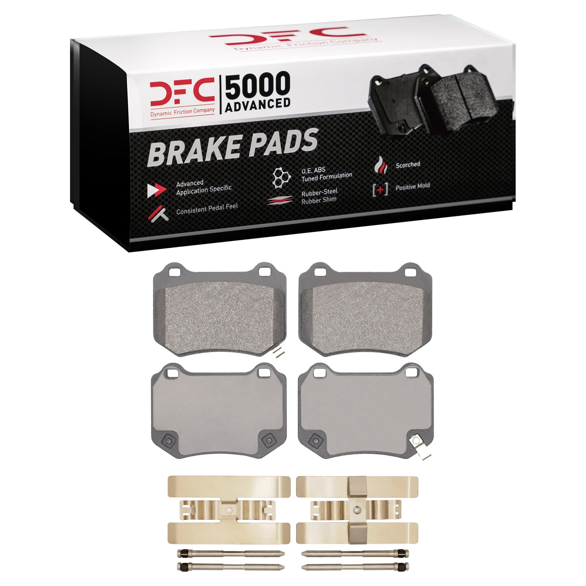 DFC 5000 Advanced Low Metallic Brake Pads Rear  - Subaru STI 2018-2021 | 1551-2118-01