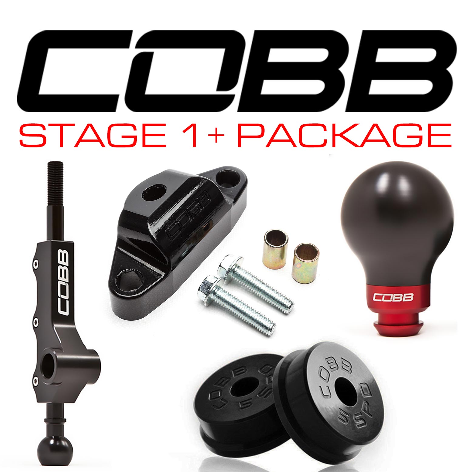 COBB Subaru 2002-2007 WRX 5MT Stage 1+ Drivetrain Package w/ Tall Shifter | 212X11P