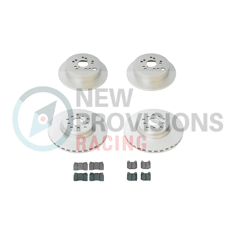 DBA En-Shield Street Brake Rotor Package Deal - Choice of Pads - 2018-2021 STI