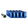 Volk Racing Dura-Nut L42 Straight Type Lug Nuts 12x1.25 Blue - Universal | WDURA4212125U