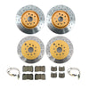 DBA 4000 XS Brake Rotor Package Deal - Choice of Pads - 2015-2017 STI