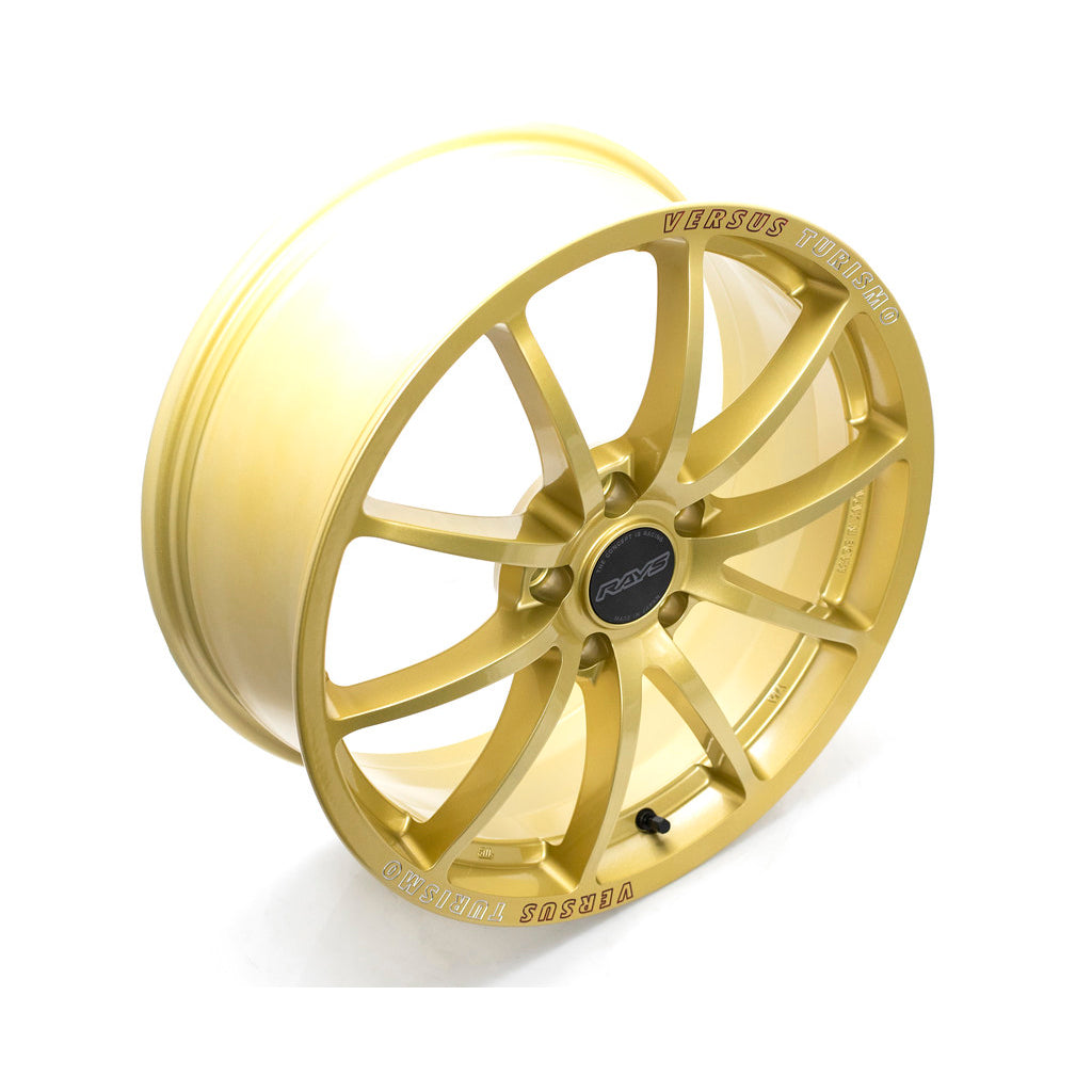 Rays Versus Turismo VT125S 18x9.5 5x114.3 +38 E8 Gold Wheel