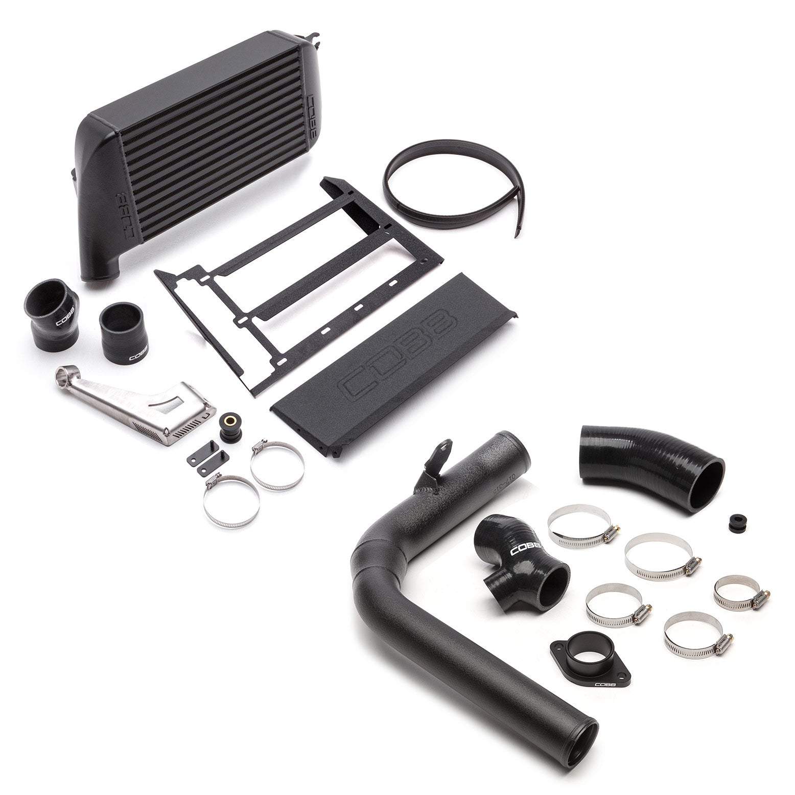 COBB Tuning Subaru Top Mount Intercooler Kit Black WRX 2015-2021 | B42400-BK
