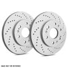 SP Performance Drilled Rotors w/ Gray ZRC Front Pair - 2022+ WRX