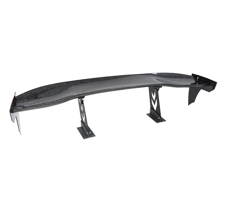 NRG Chopped Carbon Fiber Wing 59" Dagger End Plates - Universal