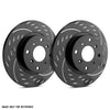 SP Performance Diamond Slotted Rotors w/ Black ZRC Front Pair - 2022+ WRX