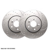 SP Performance Diamond Slotted Rotors w/ Silver ZRC Front Pair - 2022+ WRX