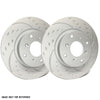 SP Performance Diamond Slotted Rotors w/ Gray ZRC Front Pair - 2022+ WRX