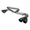 FactionFab Axle Back Exhaust w/ Black Tips - 2008-2014 STI Hatchback / 2011-2014 WRX Hatchback