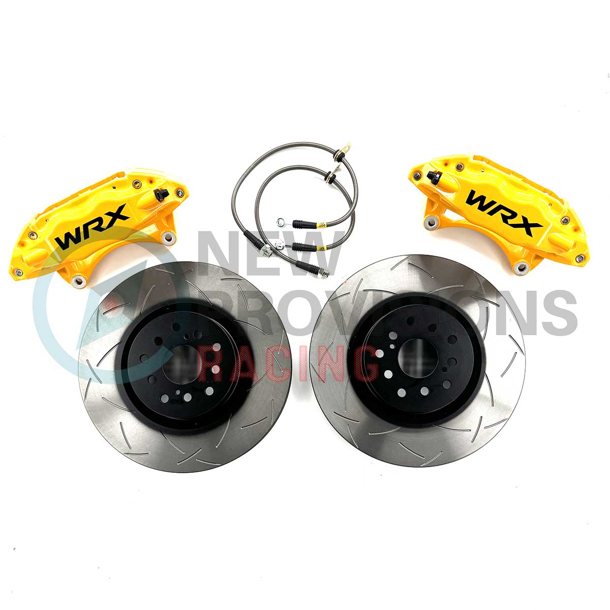 New Provisions Racing OE "STI"yle Stage Brake Upgrade Kit Front - 2002-2021 WRX