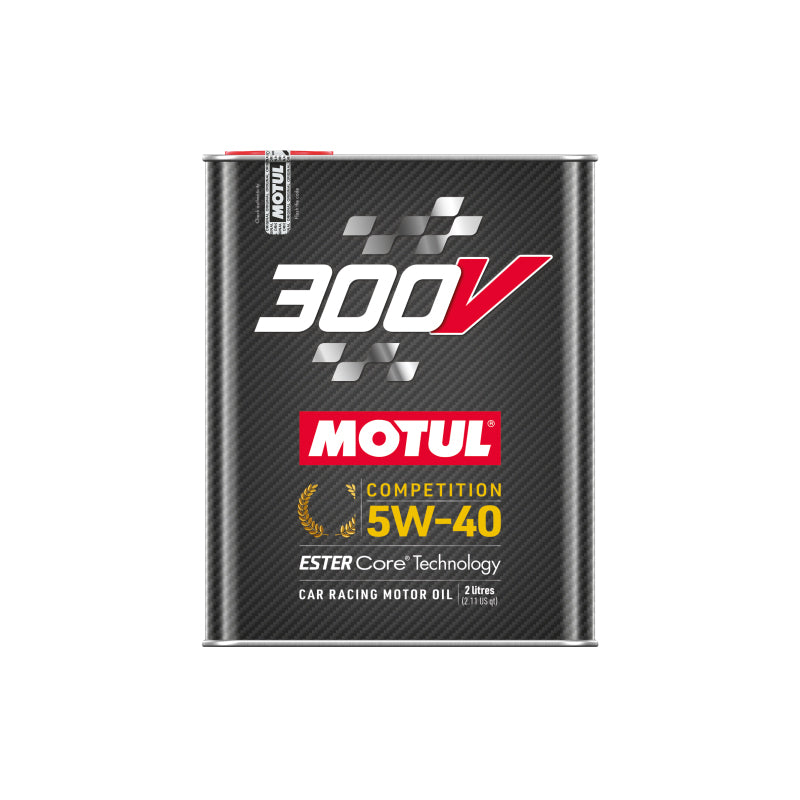 MOTUL 300V Competition 5W-40 2L 2本セット Motul 300V Competition 5W40 Engine Oil 2L (Case of 10) - Universal