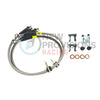 New Provisions Racing Front Stainless Steel Brake Lines Clear - 2008-2021 WRX/STI