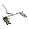 Remark Sports Touring Catback Exhaust Polished Tips Non Resonated - 2022+ WRX