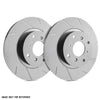 SP Performance Slotted Brake Rotors w/ Gray ZRC Front Pair - 2022+ WRX