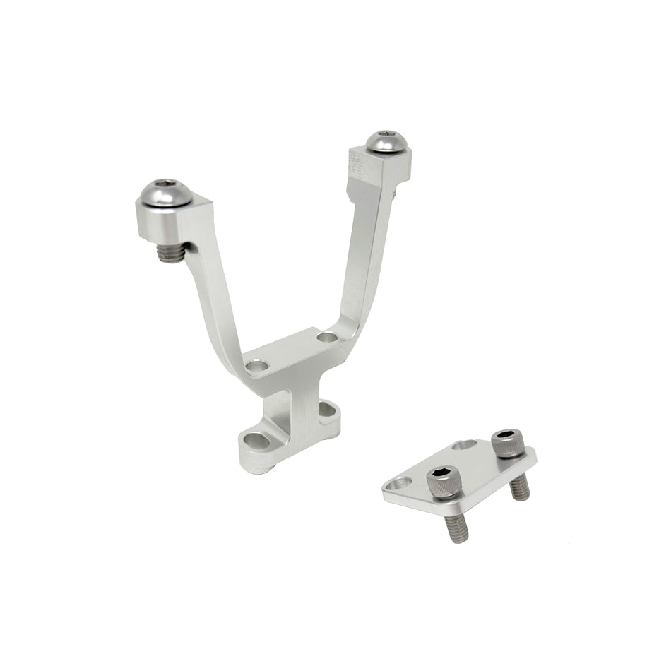 Torque Solution Coolant Expansion Tank Pedestal Silver - 2002-2007 WRX / 2004-2021 STI | TS-SU-679-P