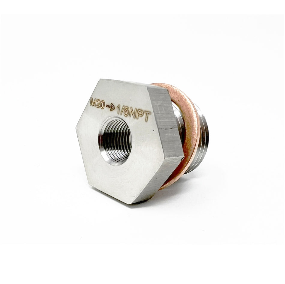 Torque Solution Sensor Adapter Plug M20 x 1.5 to 1/8NPT - Universal | TS-SU-731