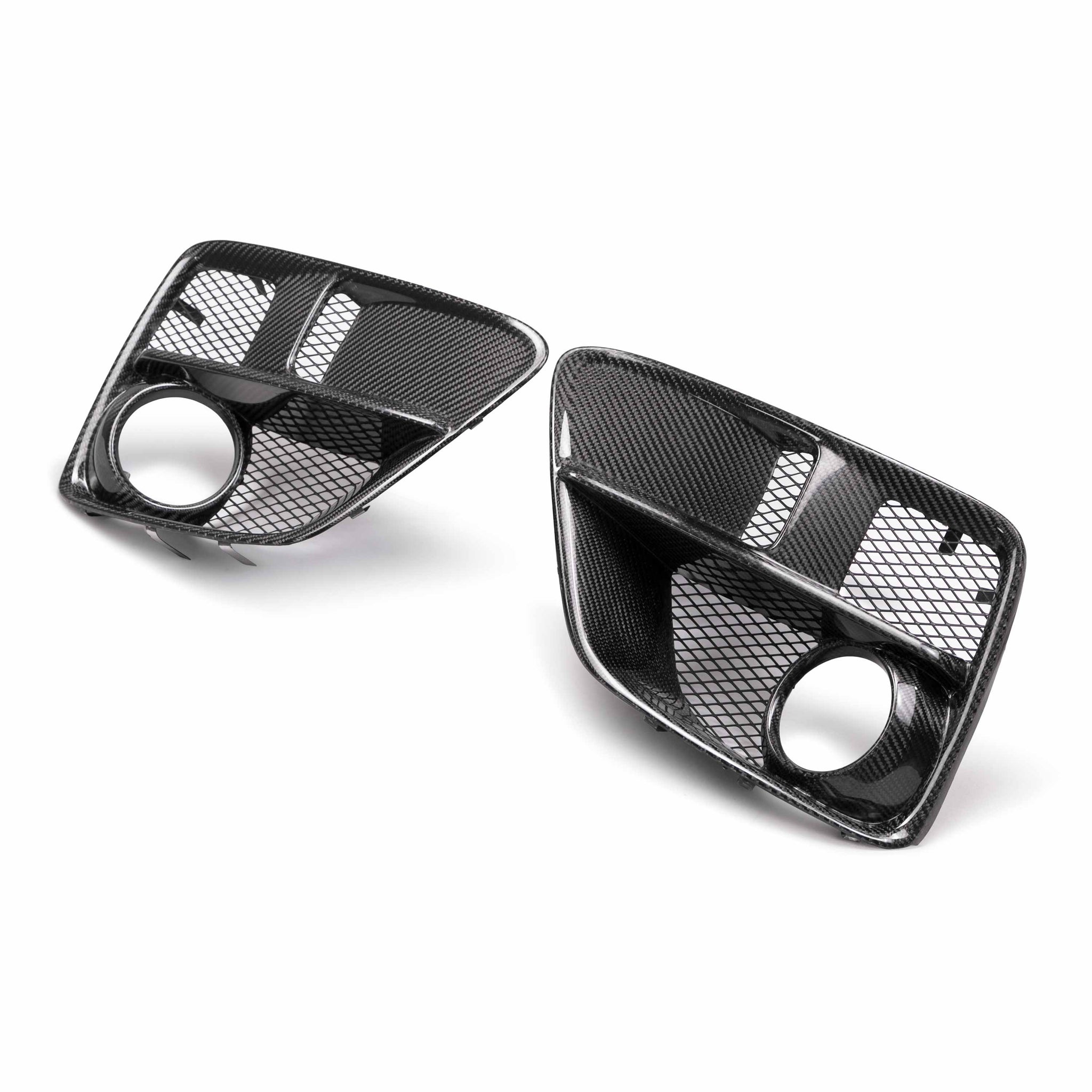 Seibon Carbon Fiber Fog Light Bezels - 15-17 WRX/STI | FLS15SBIMP