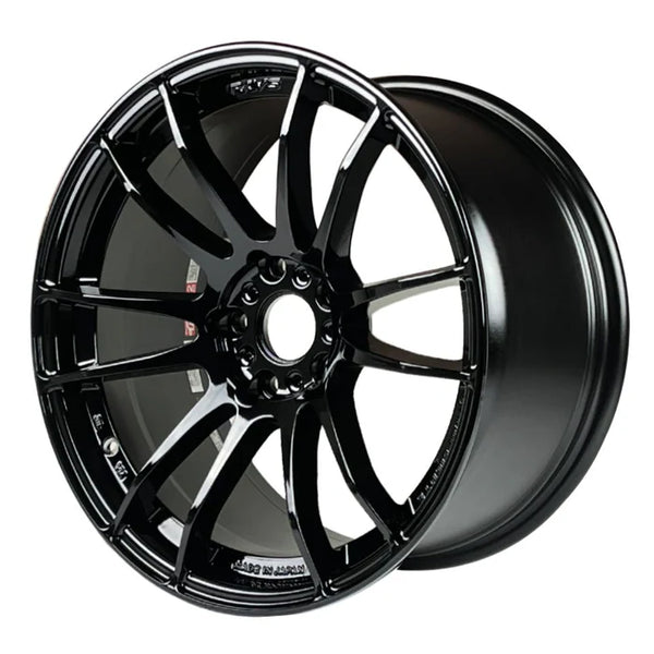 Gram Lights 57XR 18x9.5 5x114.3 +38 - Glossy Black Wheel - Universal ...