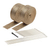 DEI Exhaust Wrap Kit Titanium Double Roll 2" x 50' - Universal