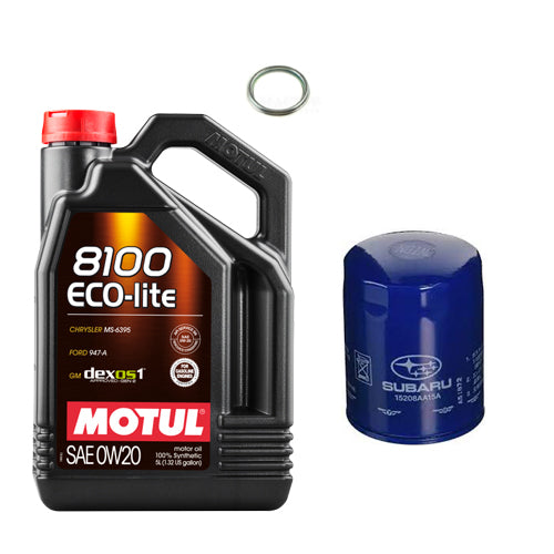 Motul 8100 0W-20 ECO-lite Oil and Filter Kit - 19-23 Ascent - New