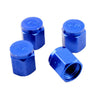 Volk Racing Rays Valve Stem Caps Blue - Universal