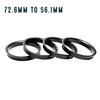 Subaru Hub Ring Set - 72.6mm to 56.1mm