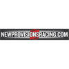 New Provisions Racing Windshield Banner Red Compass - Universal