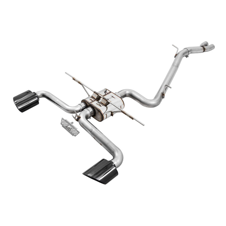 AWE Track Edition Cat Back Exhaust Black Diamond RS-Style Tips - 18+ Audi RS3