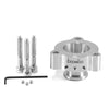 Boomba Racing Blow Off Valve Adapter Silver - 14-19 Fiesta ST / 15-17 Mustang Ecoboost