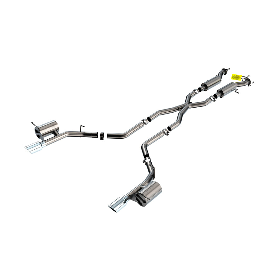 Borla ATAK Catback Exhaust Chrome Tips - 18-21 Durango SRT