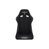 Corbeau Forza Black Cloth Fixed Back Seat - Universal