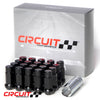Circuit Performance Forged Steel CP50 Extended Lug Nut 12x1.25 Black - Universal
