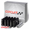Circuit Performance Forged Steel CP50 Open Ended Lug Nut 12x1.25 Black - Universal
