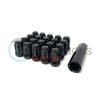 Circuit Performance Star Spine Drive Lug Nuts Black 12x1.25 - Universal