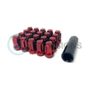 Circuit Performance Star Spine Drive Lug Nuts Red 12x1.25 - Universal