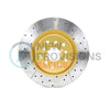 DBA Street Series X Drilled/Slotted Brake Rotor Front - 2004-2017 STI