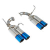 Remark Axleback Muffler Delete BOSO Edition Burnt Stainless - 15-21 WRX/STI