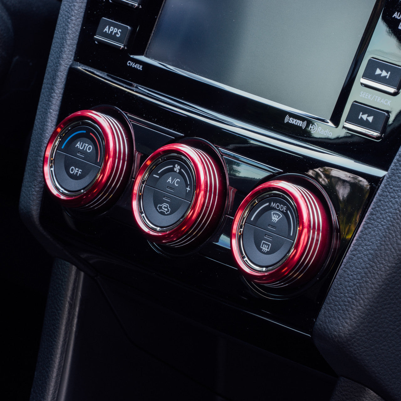 ac control dress up wrx sti silver chrome AWE Tuning Subaru WRX/STI VA/GV Sedan Track Edition Exhaust