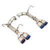 Remark Axleback Muffler Delete Double Wall Burnt Tips - 15-21 WRX/STI