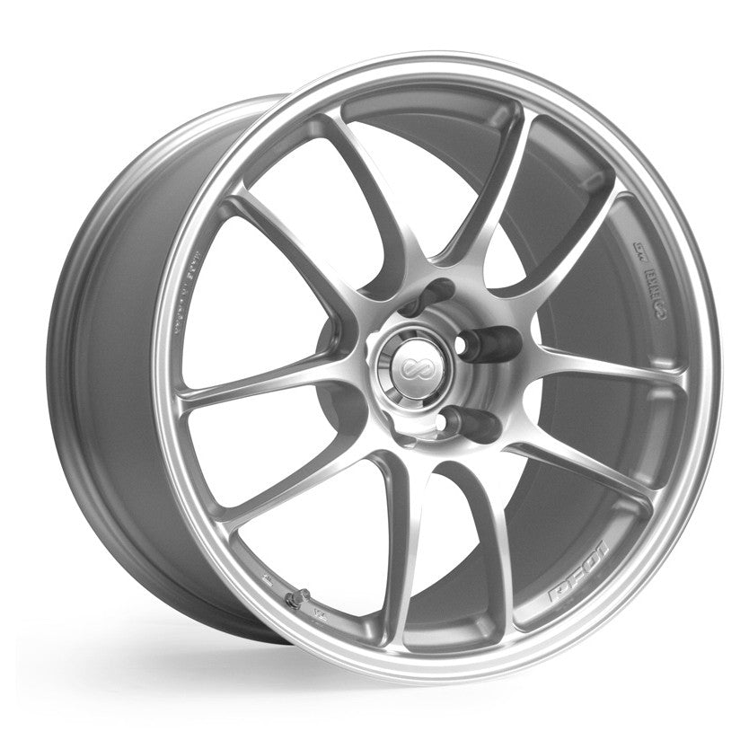 ENKEI PF01 アルミホイールセット Enkei PF01 18x9 5x114.3 +35 - F1 Silver - Set - New Provisions Racing
