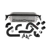 GrimmSpeed Front Mount Intercooler Kit Silver Core Black Piping - 2015-2021 WRX