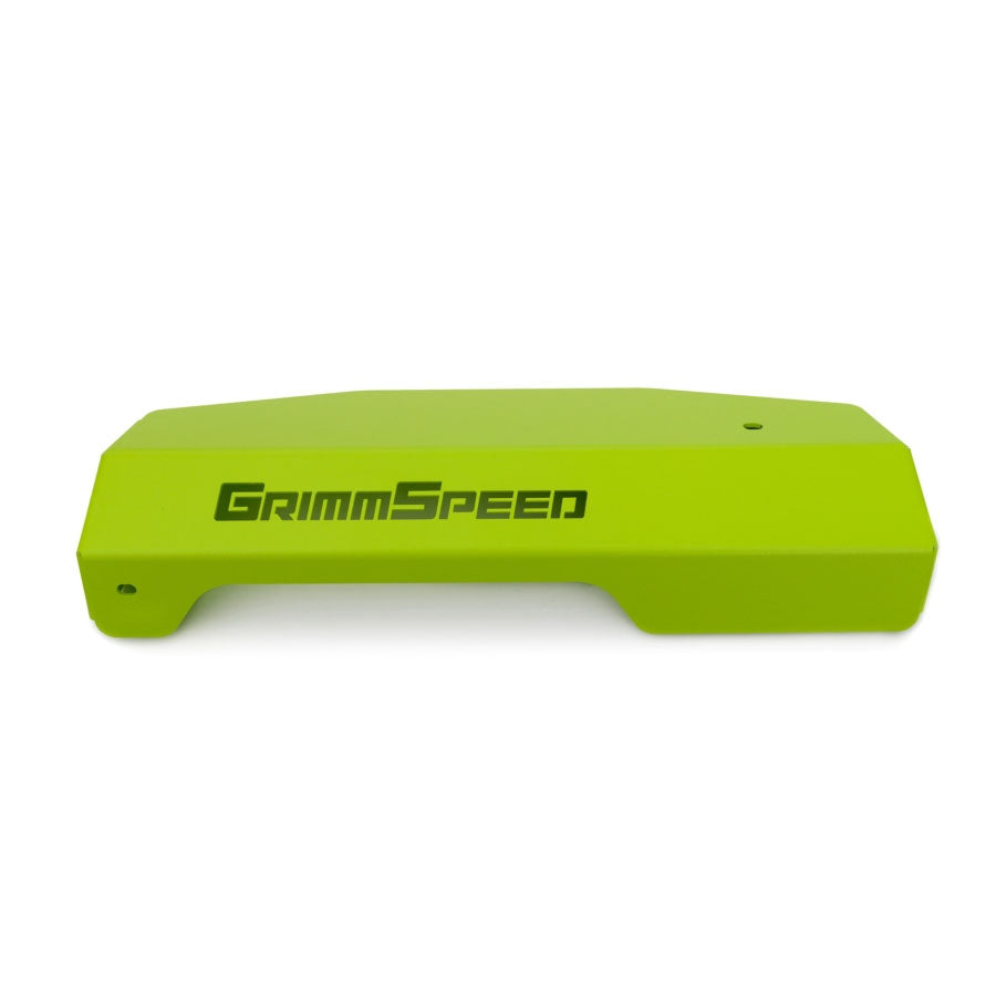 GrimmSpeed Pulley Cover Neon Green - 2015-2021 WRX