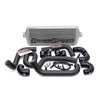 GrimmSpeed Front Mount Intercooler Kit Silver Core Black Piping - 2015-2021 STI