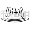 IAG PTFE Flex Fuel System Kit w/ Lines, FPR & Black Fuel Rails - 2008-2021 STI